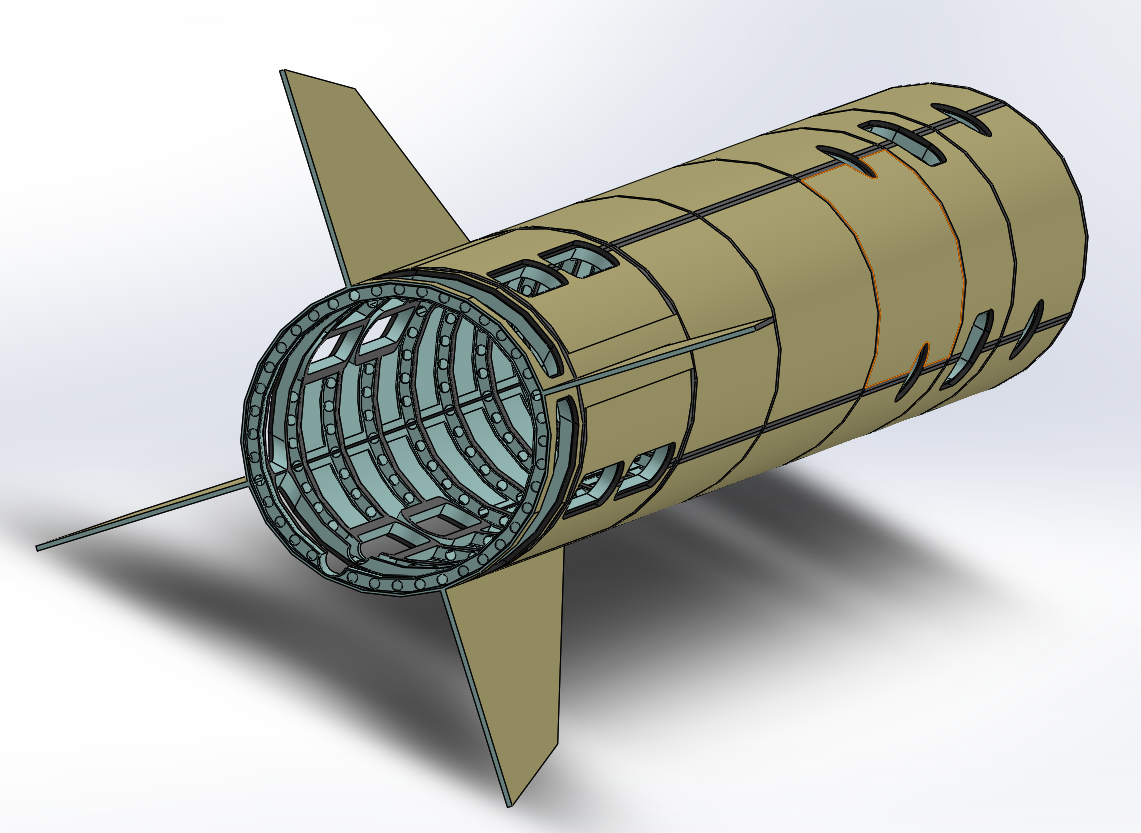 B导Dan运载车模型简易3D数模图纸 Solidworks设计